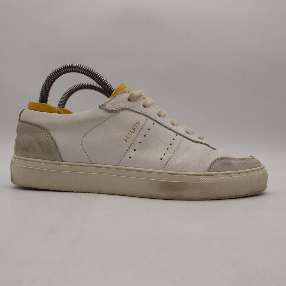 Axel Arigato Women's  Size 8.5 Gray White Leather Low Top Sneakers